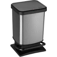 Rotho Abfalleimer 20L Paso - Treteimer Geruchsdicht - Abfallbehälter 29,3 x 26,6 x 45,7 cm - Mülleimer mit Softclose - Tretabfalleimer