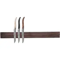 Style de Vie Messerablage Magnetisch Wallnuss