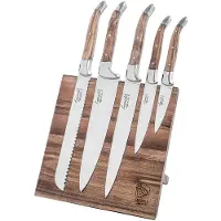 Laguiole Messerset Luxury Line Olive
