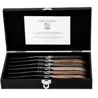Laguiole Steakmesser Luxury Line Mixed Wood (6-teilig)