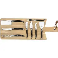 Laguiole Käsemesser Premium Line Eiche (8-teilig)