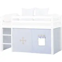 Hoppekids Vorhang für mittelhohes Bett - 70x160 cm - Märchenritt - - One Size - Zubehör