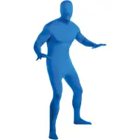 Rubies Kostüm 2nd Skin Blue - Adult M