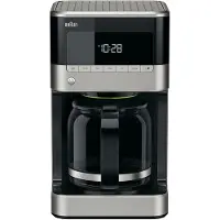 Braun KF 7120, Filterkaffeemaschine, Gemahlener Kaffee, 1000 W, Schwarz, Edelstahl