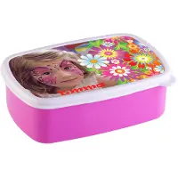 Yoursurprise Brotdose mit Namen und Foto - Rosa