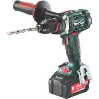 Metabo BS 18 LTX Impuls Akku Bohrschrauber + 2x 18V/4,0 Ah Akku + Lader + Schnellspannbohrfutter