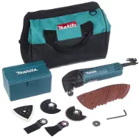 Makita TM3000CX6 - Fräser de Multifunktionsschleifer, 320 W, Winkel 3,2 ° + Zubehör