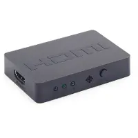 Gembird DSW-HDMI-34, HDMI, 1.4a, Schwarz, 480i, 480p, 576i, 576p, 720p, 1080i, 1080p, 2160p, 2550 MHz, 4096 x 2160 Pixel