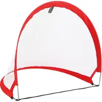 Bandito FunHockey Pop Up Maxi Torset für Kinder, 80x60x40 cm, automatisch faltbares Fußballtor, wetterfestes Hockey Tor für Garten und Kinderzimmer, Floorball, Feldhockey Tor mit Tasche und Bodenhaken