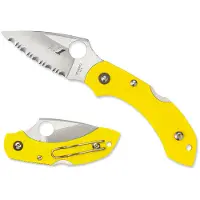 Spyderco Dragonfly 2 Salt Taschenmesser, Wellenschliff