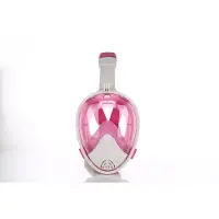 Atlantis Schnorchelmaske 2.0 Full Face Mask Weiß/Pink-S/M