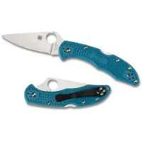 Spyderco Klappmesser SP C11FPBL Delica4 PE Blau