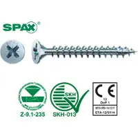 Spax Senkmultikopf Kreuzschlitz Z2 Vollgewinde Wirox