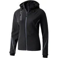 Erima Training Softshelljacke Function Trainingsjacke Damen schwarz dunkelgrau Gr 46
