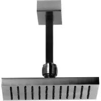 Gessi Rettangolo Antikalk-Kopfbrause 216x140 mm, mit Gelenk und Deckenarm, Länge 270 mm, 1/2 Anschl