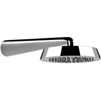 Gessi Cono Antikalk-Kopfbrause D240 mm, mit Gelenk und Wandarm, 1/2 Anschluss, 45151