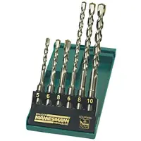 BRÜDER MANNESMANN M54306 Metal-spiralbor-sæt 6 dele 1 stk