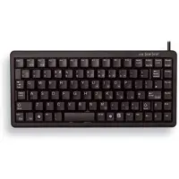 Cherry G84-4100, Mini, Kabelgebunden, USB, AZERTY, Schwarz