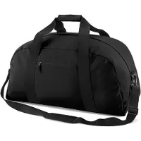 Bagbase BG22 | Classic Holdall / Reisetasche | 60 x 31 x 27 cm - Farbe: Black - Größe: 60 x 31 x 27 cm
