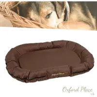 Kerbl Liegekissen Oxford Place braun, 120x85x17 cm