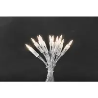Konstsmide - LED Minilichterkette, "One String", 50 warm weiße Dioden, 230V, Innen, transparentes Kabel ; 6303-123