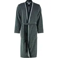 Cawö Bademantel 4839 Kimono Dunkelgrau Herren-48