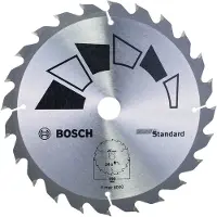 Bosch Kreissägeblatt STANDARD D= 190 mm Bohrung= 20 mm Z= 24