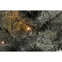 Konstsmide - Micro LED Lichterkette, 300 bernsteinfarbene Dioden, 24V Außentrafo, schwarzes Kabel; 3616-800