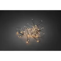 Konstsmide 6386-800, 50 Lampen, LED, Bernstein, Drinnen, Schwarz, 9,9 m