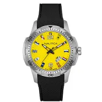 Nautica Herren Uhr Armbanduhr NAI13516G Silikon