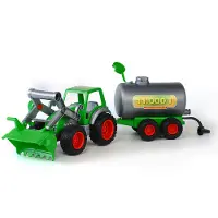 Polesie Traktor mit Frontlader und Tanker