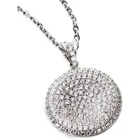 Orphelia Damen-Kette aus 925er Sterlingsilber mit Anhänger – Silber ZH-4435
