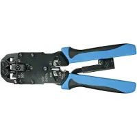 Velleman PROFESSIONELLE CRIMPZANGE FÜR WESTERNSTECKER 4P4C (RJ10), 6P4C (RJ11), 8P8C (RJ45), DEC