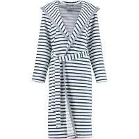 Cawö Bademantel 6596 Capuchon Dunkelblau Damen-40