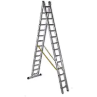 Zarges Kombileiter Combimaster Plus X 2x14 Sprossen