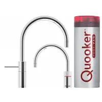 Quooker Nordic Round Twintaps PRO3 verchromt glänzend *7 Jahre Garantie* 3NRCHRTT