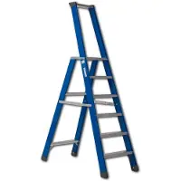 Zarges Seventec S - LM-Stufen-Stehleiter 6 Stufen 40336