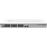 Mikrotik CRS326-24G-2S+RM, L2, Gigabit Ethernet (10/100/1000), RJ-45, IEEE 802.1Q, SNMP, Grau