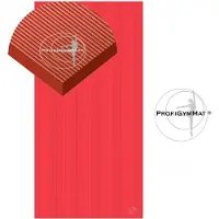 Trendy RehaMat Gymnastikmatte 200 x 100 x 2,5 cm, verschiedene Farben, Farbe:rot