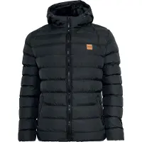 Urban Classics - BASIC BUBBLE Winterjacke schwarz / weiß 4XL