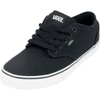 Vans Atwood, Männlich, Erwachsener, Modische Sneakers, Schwarz, Weiß, Einfarbig, Schnürverschluss