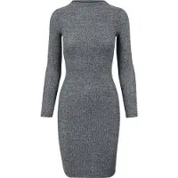Urban Classics Shirtkleid "Damen Ladies Rib Dress" 1 Stk. tlg.