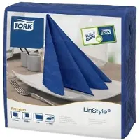 Tork Serviet Tork Linstyle 39x39 cm Midnight Blue,12 pk x 50 Stk/krt