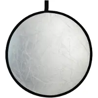 Rogue 2-in-1 Reflector Silver/White 80cm