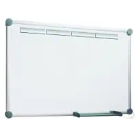 MAUL Whiteboard 90/120 SET, Alumium-Klemmleisten
