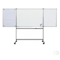 MAUL Whiteboard Klapptafel, 2 Flügel, mobil, 1500 x 1000 mm