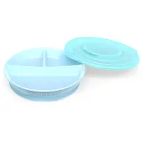Twistshake - Divided Plate 6+m Pastel Blue