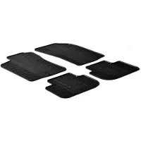 GledRing Fußmatten Set Gummi für ALFA ROMEO 147 (937) Vorne+Hinten