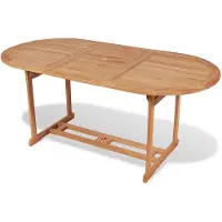vidaXL Gartentish 180x90x75 cm Teak Massivholz