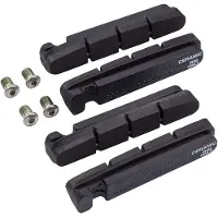 Shimano R55C3 Cartridge Bremsschuhe für Ceramic Felgen schwarz 2022 Felgenbremsbeläge